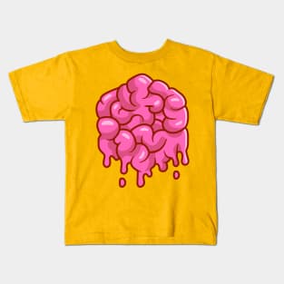 Brain Melt Cartoon Kids T-Shirt